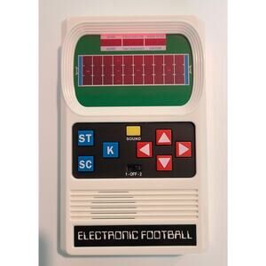 Mattel Electronic Football Handheld Game Basic Fun Retro 2016 Tested Works